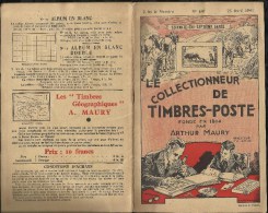 CATALOGUE . ARTHUR MAURY .  LE COLLECTIONNEUR DE TIMBRES - POSTE . N°  641 . 25 AVRIL 1941 . - Cartas & Documentos