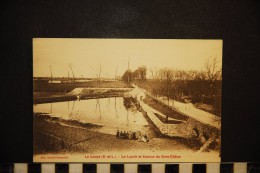 Cpa, 28, LA LOUPE, Le Lavoir Et Avenue Du Gros Chêne, Animée - La Loupe