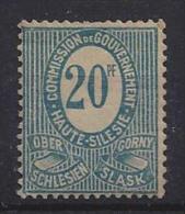 Germany (Oberschlesien) 1920  (*) MH  Mi.6c - Other & Unclassified