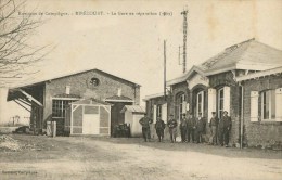 RIBECOURT (60.Oise)  La Gare En Réparation (1919) - Ribecourt Dreslincourt