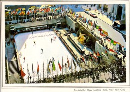 NEW-YORK CITY-ROCKFELLER PLAZA SKATING RINK-patins-sport-skate-skating-skaats-ice-sport D'hiver - Eiskunstlauf