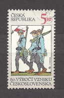 Czech Republic  Tschechische Republik 1998 Gest. Mi 195 Sc 3059 80.Jahrestag Der Gründung Der Tchechoslowakei C.1 - Usati