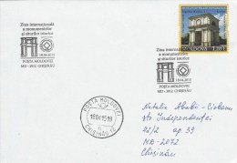 Moldova Moldovei 2015 Chisinau UNESCO World Heritage Welterbe Handstamp Cover - UNESCO