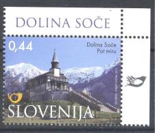 SLOVENIA 2011 Mi 891 - Tourism, Trenta, Alps, So&#269;a River Valey, Church Fauna Birds - MNH ** - Slovénie