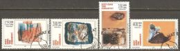 Turkish Cyprus 2001 Mi# 534-537 Used - Modern Art - Used Stamps