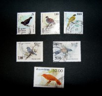 Sri Lanka - 1979/83/88  Best Values Of Birds Series (6) - Collezioni & Lotti