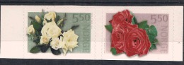 Norway Norge 2003 Roses  Mi 1455-1456  MNH(**) - Unused Stamps