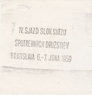J1665 - Czechoslovakia (1945-79) Control Imprint Stamp Machine (R!): Congress Of Slovak Union Of Consumer Cooperatives - Essais & Réimpressions