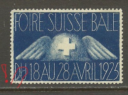 SCHWEIZ Switzerland 1925 Reklamemarke Foire Suisse READ! - Unused Stamps