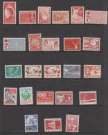 DENMARK - Collection 1960-1980 Semi Postals. Mixed Mint And Used - Collezioni