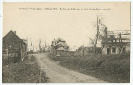 RIBECOURT (60.Oise)  Le Pont De Bellerive Après Les Bombardements De 1918 - Ribecourt Dreslincourt
