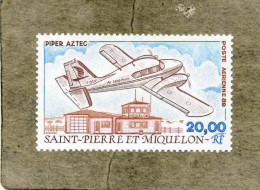 Saint-Pierre Et Miquelon : Avion D´Air Saint Pierre (Piper Aztec) - Transport - Avion - - Unused Stamps