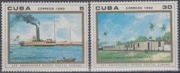 1990.11- * CUBA 1990. MNH. 25 ANIV MUSEO POSTAL * CUBANO. SHIP. PAQUEBOT. BARCO. - Ongebruikt