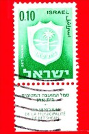 ISRAELE -  Usato - 1966 - Stemmi Di Città - Coats Of Arms - Bet Shean - 0.10 - Usati (con Tab)