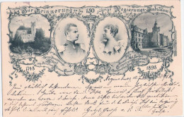 Fürst Enpaar Von Thurn U Taxis Jubiläum1748 - 1898 Regensburg Neresheim 1.7.1898 Gelaufen - Regensburg