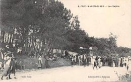 Fort Mahon     80      Plage .  Les Sapins . Calèche. - Fort Mahon