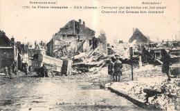 Ham     80         Guerre 14/18.   Ruines D'un Carrefour - Ham