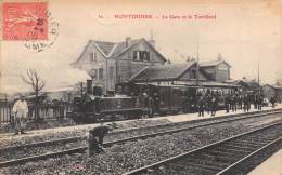 Montdidier     80      La Gare Et Le Tortillard - Montdidier