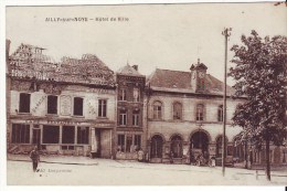 Cpa Ailly Sur Noye  Hotel De Ville - Ailly Sur Noye