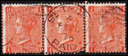 C 51 ST. THOMAS A PAID FE 28 76. Victoria 3 X FOUR PENCE. 14. Defective. (Michel: 24) - JF128323 - Deens West-Indië