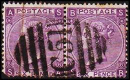 C 51. Victoria Paar SIX PENCE Defective. (Michel: 30) - JF128370 - Dänisch-Westindien