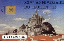 TELECARTE CEF1  Mont Saint-Michel  (En 37 ) - 50 Einheiten