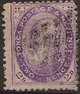 TONGA 1886 2d King George I SG 2a U JL322 - Tonga (1970-...)