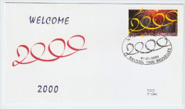 Belgium – 2000 – FDC – Welcome 2000 - Ohne Zuordnung