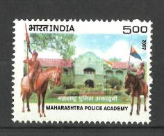INDIA, 2007,  Maharashtra Police Academy Centenary, Nasik,  MNH,(**) - Unused Stamps