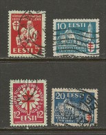 Estland Estonia 1933 Michel 102 - 105 O - Estonie