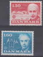 DENMARK - 1980 Europa. Scott 664-665. MNH ** - Unused Stamps