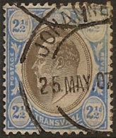 TRANSVAAL 1904 2 1/2d KE VII U SG 263 SI251 - Transvaal (1870-1909)