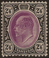 TRANSVAAL 1904 2/6 KE VII HM SG 269 SC43 - Transvaal (1870-1909)