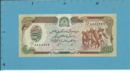 Afghanistan - 500 Afghanis - SH 1370 ( 1991 ) - P 60 C - UNC. - 2 Scans - Afghanistan