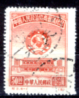 Cina-162 - 1950 - Y&T: N. 827 (o) - Privo Di Difetti Occulti. - Used Stamps