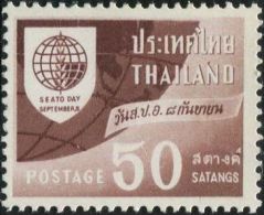 AS3426 Thailand 1960 Southeast Asia Cooperation Map 1v MNH - Geography