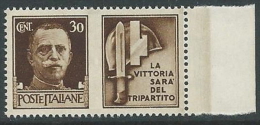 1942 REGNO PROPAGANDA DI GUERRA 30 CENT MNH ** - VA06-3 - Propagande De Guerre