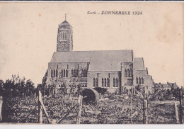 ZONNEBEKE : Kerk - 1924 - Zonnebeke
