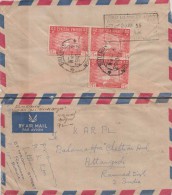 Burma / Myanmar, Registered Cover To India 1953, Slogan Postmark - Myanmar (Burma 1948-...)