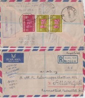 Seremban Registered Cover To India, Kualalampur, Malaysia - Other & Unclassified