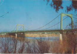 1977 Baghdad, SUSPENSION BRIDGE, IEAQ - Old Postcard - Irak