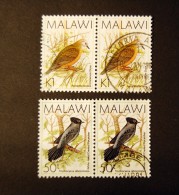 Malawi - 1988 Birds Serie 50t & 1K En Paire - Konvolute & Serien