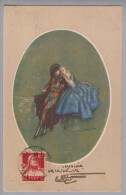 Motiv Künstlerkarte A.Zandrino #5-6 1918-07-15 Genf N.Türkei - Zandrino