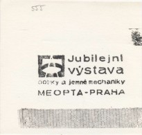 J1684 - Czechoslovakia (1945-79) Control Imprint Stamp Machine (R!): Exhibition Of Optics & Precision Mechanics MEOPTA - Probe- Und Nachdrucke