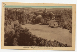 BOZOULS (12) - L'EGLISE AU SOMMET DE LA PRESQU'ILE - Bozouls