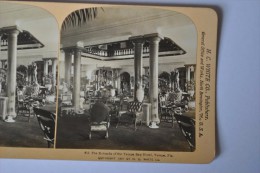 Photographie XIXème Vue Stéréoscopique The Rotunda Of The Tampa Bay Hotel, Tampa, Florida, USA - Fotos Estereoscópicas