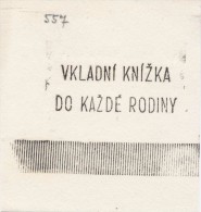 J1685 - Czechoslovakia (1945-79) Control Imprint Stamp Machine (R!): Bankbook To Every Family - Essais & Réimpressions