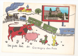 Loiret - 45 - Germigny Des Pres Train Vache Cochon - Other & Unclassified