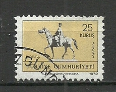 Turkey; 1972 Greeting Card Stamp - Oblitérés
