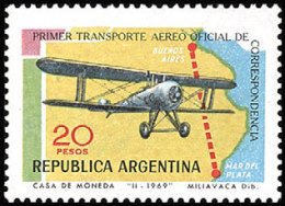 Argentina 0846 ** Foto Estandar. 1969 - Unused Stamps